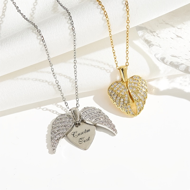 Personalized Heart-Shaped Pendant Necklace — Custom Gift